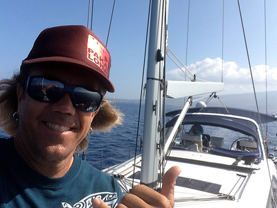 Blaze Anderson Sailing with Hawaii Yacht Charters